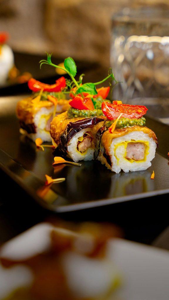 Uno dei piatti estivi di Rollami sushi alla romana 